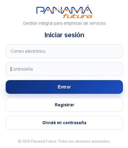 Acceso al portal cliente Panamá Futura
